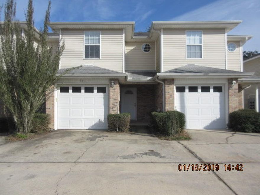 Located less than a mile West from main gate of Hurlburt AFB. 2.5 baths, tons of storage, large closets, Well maintained complex with low HOA fees of $30.00 monthly that includes ground maintenance and accounting. Close to Hurlburt, beaches and shopping....Check out the bedroom sizes!!!