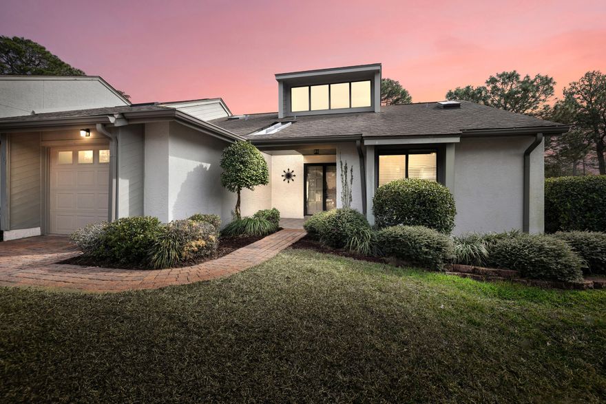 2.75% Assumable VA Mortage-Pride of ownership is evident here!  Located in the heart of Bluewater Bay on the 2nd fairway of the Bay Course.  The updated kitchen has newer cabinetry that leads into the breakfast nook. The sunroom is finished with tile floor, shiplap ceiling and is heated and cooled. Master bedroom, living room and breakfast nook have sliding doors leading to the sunroom.  Master bath is quite large with oversized closets, walk in shower and his and her new vanities.  The living room ceiling is raised adding natural light with a large feel.  New LVP flooring.  Newer HVAC.  This home conveys refrigerator and front load washer/dryer with pedestals.  Bluewater Bay has a lot to offer including Golf, Tennis, Pickleball, Marina and much more.