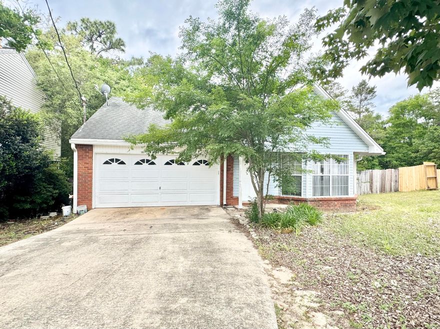 *AVAILABLE JULY 10* This beautiful 3 bedroom 2.5 bathroom homes features beautiful hardwood floors! The living room has a large stunning bay window, gas fireplace and vaulted ceilings! The dining area overlooks the large back yard. The master bedroom features hardwood flooring and an en-suite double vanity, custom tiled shower and wainscoting. Also features custom walk in closet in master bath. The second and third bedrooms feature carpet and are great sizes! The second bathroom features a shower/tub combo! Backyard is fully fenced and has a good size deck!See More for info on Resident benefits Package**Carpet cleaning & Admin Fee charged (if applicable)**Pets Considered with Owner ApprovalTenant to verify all data. Contact Sound CHoice to Schedule 8503898533