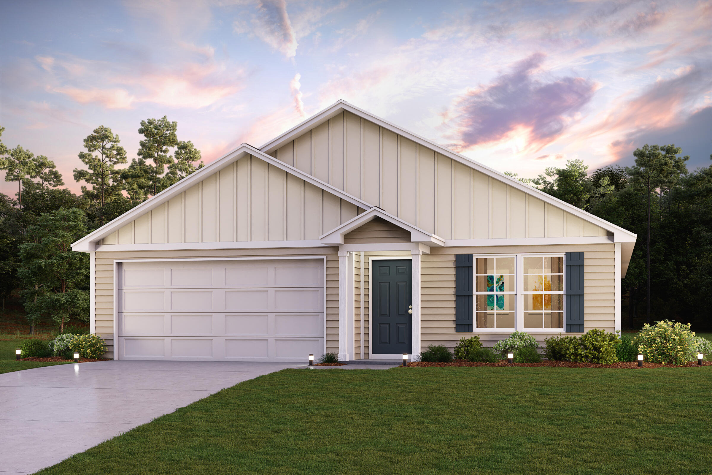Come check out this BEAUTIFUL NEW Single-Story Home in the Sawmill Court Community! The desirable Covington Plan boasts an open design encompassing the Living, Dining, and Kitchen spaces. The Kitchen features gorgeous cabinets, granite countertops, and Stainless-Steel Appliances (Including Range with a Microwave hood and Dishwasher). In addition, the primary suite has a private bath with dual vanity sinks and a walk-in closet. This home also includes 3 more bedrooms and a full secondary bath.