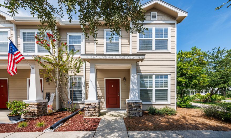 Modern Comfort Meets Timeless Style!!! Eligible for USDA financing, this beautifully updated end-unit townhome offers both comfort and convenience. With **3 bedrooms, a versatile flex room, and 2.5 bathrooms--including a downstairs half bath for guests--**this layout is designed with today's families in mind.Inside, enjoy soaring 9' ceilings, a bright open floor plan, and durable tile in the kitchen, foyer, and baths, paired with soft berber carpet in the living areas and bedrooms. The kitchen features granite countertops, a stylish tile backsplash, upgraded dishwasher, sleek black Whirlpool appliances (including fridge with ice & water dispenser), and a welcoming breakfast bar. A pantry, coat closet, broom closet, and laundry room with shelving provide practical storage. The flex room downstairs offers the perfect spot for a home office, study, or creative space. Upstairs, all bedrooms include ceiling fans and 2-inch faux wood blinds, while both full baths feature tub/shower combos. The primary suite adds a touch of luxury with granite counters and an upgraded shower door.

Step outside to a covered patio overlooking green space, or enjoy the community pool, clubhouse, BBQ area, and guest parking just a short stroll away.
Additional Highlights:
Newer air handler (approx. 4 years old)
Updated lighting & ceiling fans in most rooms
Low-maintenance lifestyle in a desirable community
Centrally located near Hwy 331, South Walton beaches, dining, shopping, and Hwy 98, this home blends style, convenience, and flexible USDA financing options.