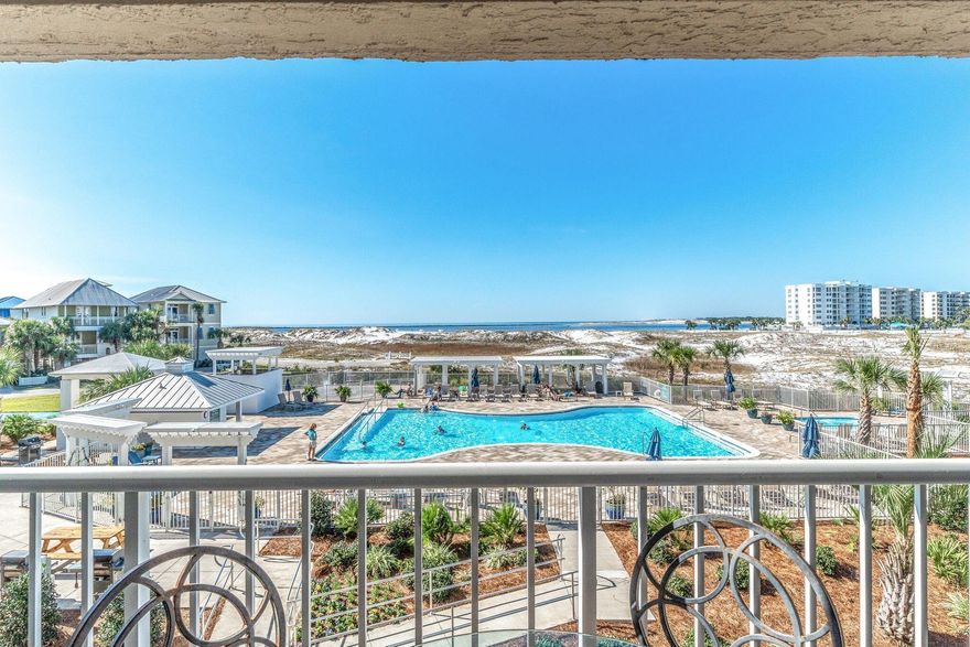 This MAGNIFICENT unit at Magnolia House in Destin Pointe on Holiday Isle is a must see!!! The beautiful design and decor features contemporary light fixtures, stainless steel appliances, granite counter tops & a gorgeous farm sink. The views of the Gulf and the beach are superb and make this unit an exceptional choice for a primary or secondary residence or a rental investment! Destin Pointe offers gated security, a boardwalk to the beach, and a two community pools as well as lighted tennis courts and shuffleboard. Magnolia House also has a seasonally heated private pool for their residents and guests.