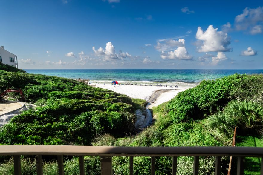 Legacy #201 embodies gulf-front coastal living at its finest. This stunning second-floor corner condo is perfectly situated within the gated community of Legacy, offering both privacy and breathtaking views. With 4 bedrooms, 3 baths, and approximately 2,290 square feet, the open floor plan is designed for both relaxation and entertaining. Expansive windows flood the space with natural light, while the large balcony--accessible from both the living area and the master suite--provides sweeping, unobstructed views of the Gulf.Thoughtfully updated and sold fully furnished, this condo is move-in and rental ready. The spacious master suite is complemented by three additional guest bedrooms, each offering comfort and generous storage. Residents of Legacy enjoy exclusive amenities, including a gulf-front pool and private, deeded beach access just steps from their door. Beyond the gates, the vibrant communities of Seagrove, Seaside, and WaterColor awaitfilled with boutique shopping, local dining, and lively entertainment. Hop on a bike or take a short stroll, and you're immersed in the best of 30A living.

Legacy #201 offers the rare combination of coastal luxury, convenience, and true gulf-front living!