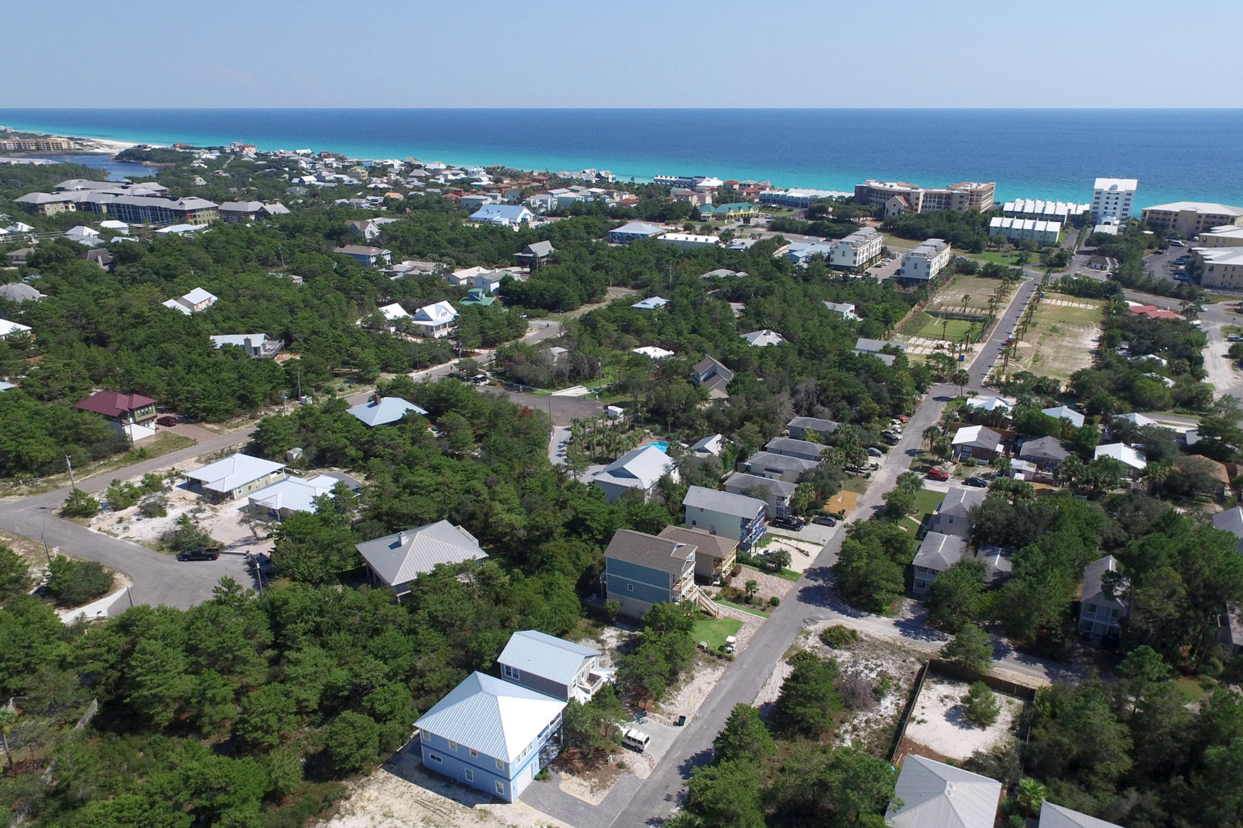 Blue Gulf Resort is a quaint 30A community located in Blue Mountain Beach. This location is convenient to public beach access along Blue Mountain Road with parking & restrooms. Nearby are several local restaurants & shopping. Enjoy convenient access to 30A leading west to Gulf Place and east to WaterColor and Seaside. This is a great opportunity to own in an area with no build out time or HOA fees.