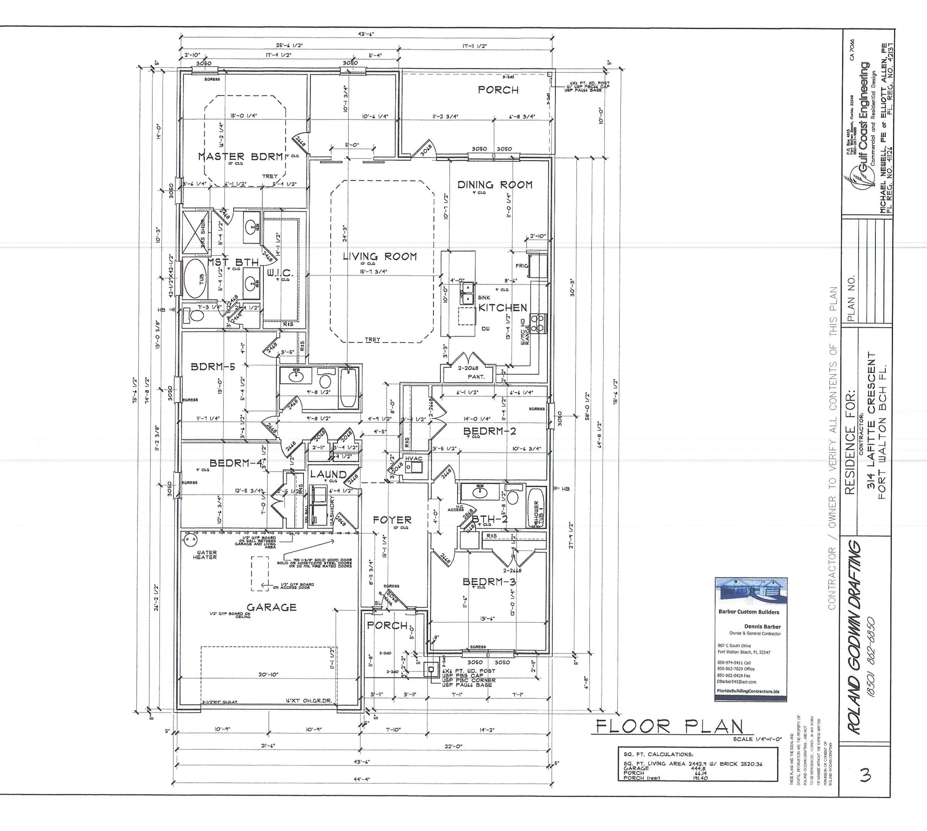 EG 564.07 FT N & 17 FT S 79 FT TO POB S 80 FT W 130 FT S 80 FT E 130 FT TO POB - Residential