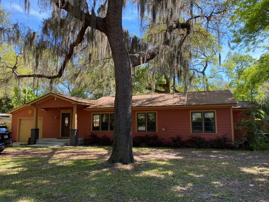 Incredible remodeled home surrounded by moss laden Oaks and situated on a half acre.  Even thought the tax records say 1951 as age, this home was pretty much gutted and 2008 which included, new PEC plumbing, new 200 amp  electrical panel, new tankless HWH, and sewer line from replaced from house t the road with cleanouts.  In 2008 a all new master bathroom and master closet was added.  Hardiboard siding and unsulation added to exterior walls at this time. New garage door and opener.  Kitchen remodeled included high end appliances such as Viking refrigerator and dual ovens. Gas cooktop, dishwahser and icemaker. Six foot privacy fence was added, on car carport and a detached workshop with 220v feed. 2021 new interior paint, new floors and garage was finished.