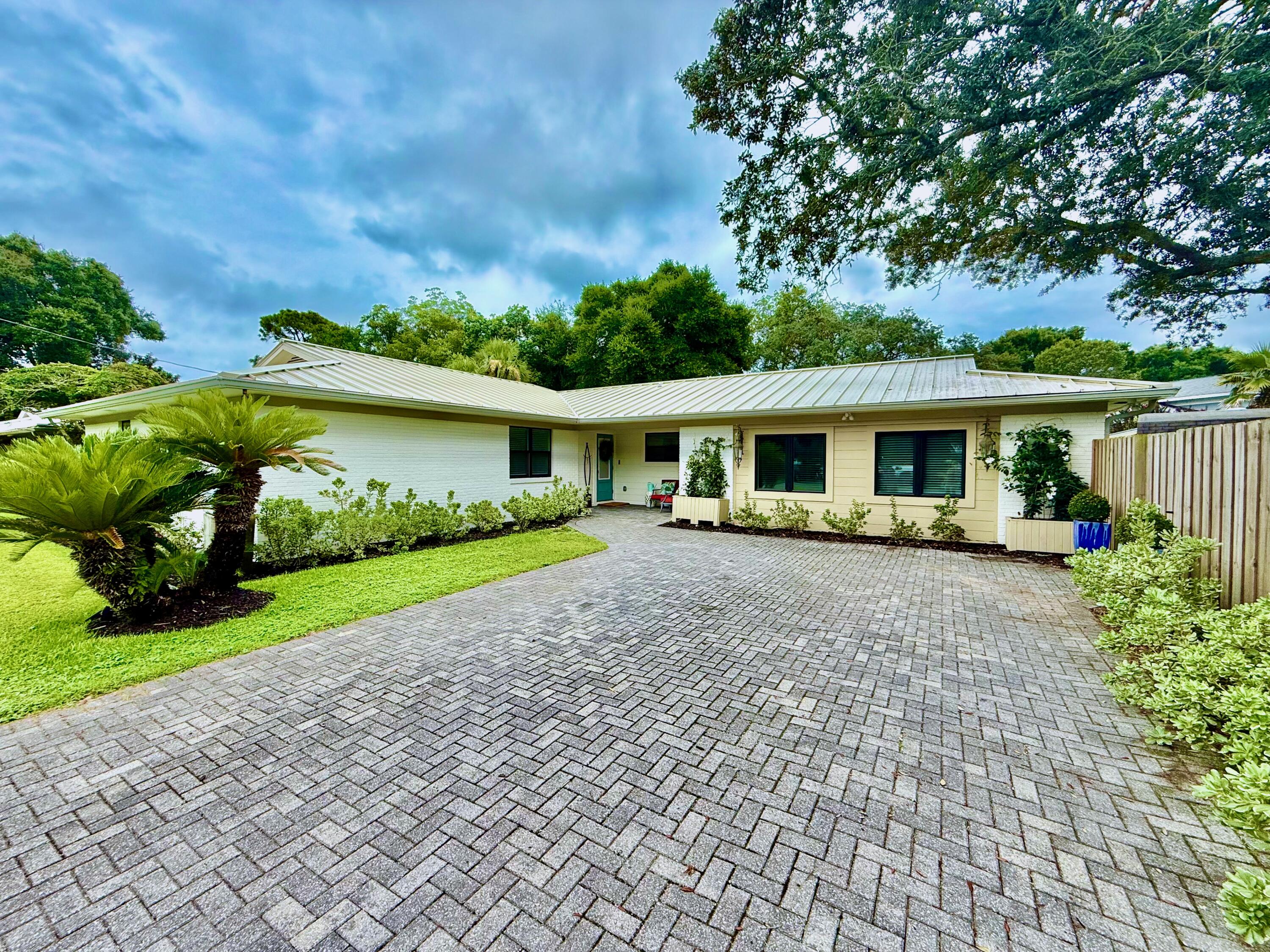 Being offered for purchase is this spacious 4BR/3BA home located on a large double corner lot in a cul-de-sac off a quiet dead-end street in the heart of Destin. Walking distance to Destin Elementary and just minutes from parks, boat ramps, beaches, and local amenities with no need to get on Hwy 98! No HOA.The home features a split-bedroom layout including a primary suite, junior suite, and two additional bedrooms with updated fit and finishes throughout. Exterior improvements include a new roof and insulation, on-demand hot water heater, and marine-grade exterior paint. The living room boasts a gas fireplace and looks out to a screened patio and fully-fenced private backyard oasis. This beautifully renovated property offers space, privacy, and thoughtful custom touches throughout. NEW standing seam metal roof (2023)
NEW spray in foam insulation throughout entire house (attic)
NEW on-demand propane hot water system
NEW gas fireplace
New gas range
NEW primary bedroom walk in closet
NEW culligan reverse osmosis water filtration system and softner
OUTDOOR PARADISE
workshop with AC
Treehouse
Raised garden bed
Gravel fire pit
New landscaping throughout property
Large paver driveway (room for a boat, jet skis, etc.)
No HOA
New fencing with two 12-ft gates for rear access(4 total access gates)
INTERIOR HIGHLIGHTS
Custom-built kitchen: Solid wood cabinetry, quartz countertops, matte black subway tile, Caf?? appliances, and a composite granite sink
Scraped and smoothed ceilings (no popcorn!)
Luxury vinyl plank (LVP) flooring throughout, with tile in baths
Three fully remodeled bathrooms with handmade solid wood vanities, quartz tops & Delta fixtures
Fireplace updated with shiplap & matte black tile
Custom trim, shiplap accents, and blinds
Three added closets for extra storage including a new walk-in closet in the primary bedroom.
SYSTEMS & EXTRAS
Fresh interior paint
New ventilation fans & lighting
A/C with Halo air purification system
Culligan whole-home water softener and R/O filtration system
Bluetooth-controlled sprinkler system with new irrigation lines
New gutters and downspouts
Exterior just painted with Richards lifetime warranty paint
Newly remodeled laundry area
Paver stone back patio with party lights
Located on a dead end, no-thru-traffic street, you're just steps from Destin Elementary, parks, ball fields, Joe's Bayou boat ramp, and the beach all without ever needing to get on Hwy 98!
This home has been thoughtfully renovated top to bottom and it won't last.
Schedule your private showing today before it's gone!