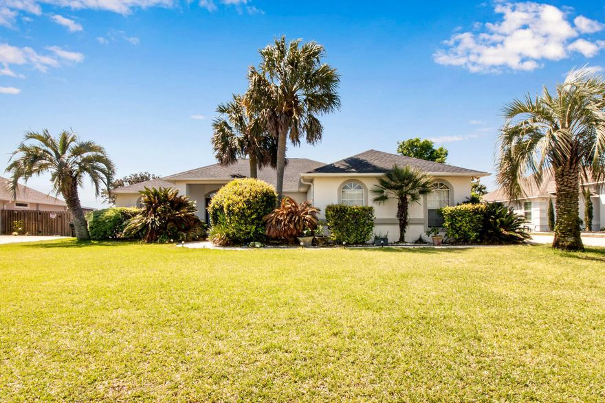 Beautiful 3 bed/2 bath POOL HOME on cul-de-sac within 10 minutes to Perdido Key Beaches, Naval Air Station Pensacola. The neighborhood is perfect for walking with small lakes dotted throughout or just down the road is Big Lagoon State Park for more rigorous activities.  The open planned home is perfect for entertaining family and friends and is wired for sound throughout with a gorgeous fireplace to help set the mood. Enjoy evenings relaxing with music on the lanai by the pool sipping your favorite drink or take a dip in the pool to cool down during the hot summer days. The roof is 3 years old, energy efficient pool pump is 5 years old, pool liner is 4 years old, water heater is 3 years old, re-strong pool enclosure 2020 and many other features. Schedule your showing home today!