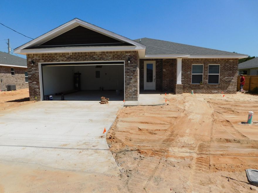 Just starting on 7/10/19. SAVE MORE BY BUYING NEW! LOWER INSURANCE AND LOWER UTILITY BILLS!Buying New saves $$$ on utilities & insurance! Located In the zone for 100% USDA Financing! With a full price offer, Builder pays all closing costs except for lender fees, credit report, prepaids/ins, reserves. See details in agent notes. Located close to Bases, Beaches and Shopping!!! This Affordable BRAND NEW HOME is Loaded w/Extras! This home has Granite Countertops in Kitchen, a Breakfast Bar, Wood Cabinets, Quality Fixtures, 10x20 back porch, tiled floors in foyer, kitchen, baths and Laundry Room. Master Bedroom is nicely sized. SOME PHOTOS ARE OF ANOTHER HOME - INTERIOR FEATURES LIKE TRAYED CEILINGS, FIXTURES AND CABINET COLORS MAY BE DIFFERENT