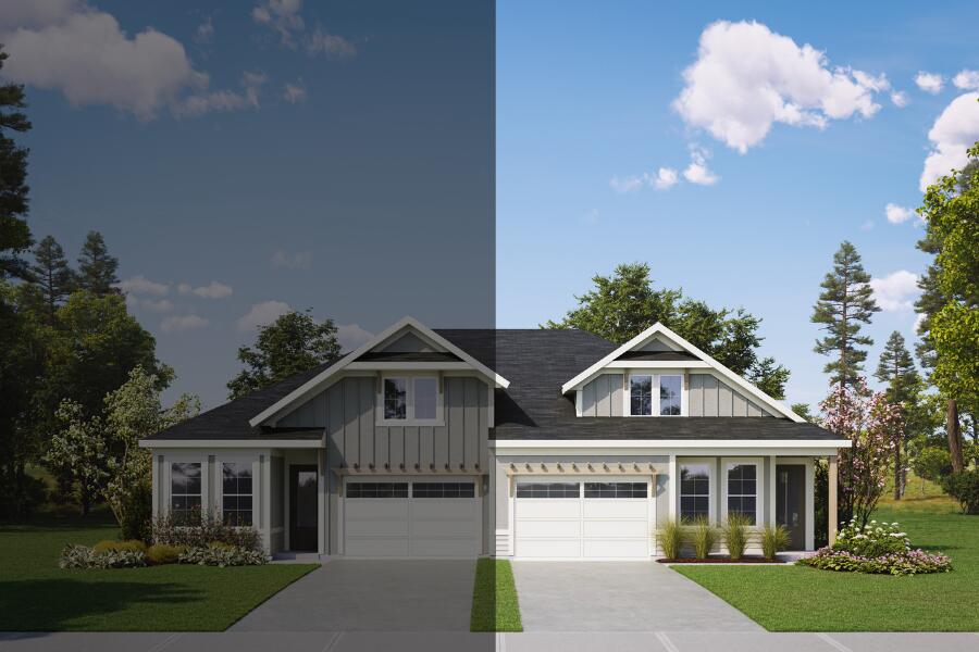 Welcome to The Villas at Longleaf Park in the Watersound Origins community, offering stylish paired/attached villas by Fischer Homes. The LUCAS plan, a beautifully designed 2-bedroom, 2-bathroom single-level home, features 1,418 sq. ft. of effortless living space and a 1.5-car garage. Step inside to an inviting open-concept layout with a modern kitchen, spacious dining area, and a bright living room that seamlessly flows into a private covered patio, perfect for outdoor relaxation. The primary suite overlooks the backyard and boasts a spa-like ensuite bathroom with a double vanity and a generous walk-in closet. Currently priced at the base level, this home already includes standout features like luxury vinyl plank flooring in the main living areas, plush carpet in the bedrooms, 10' ceilings, and more! However, there is still time for Buyer's choice - to pick out colors/selections!
Estimated to be complete in January 2026.
Enjoy the ease of a low-maintenance lifestyle, HOA membership covers lawn care and exterior home upkeep, giving you more time to enjoy the exclusive amenities Watersound Origins has to offer such as the Origins Golf Course, a resort-style pool, sports courts, and more. This is your opportunity to embrace easy living in a vibrant, amenity-rich community.