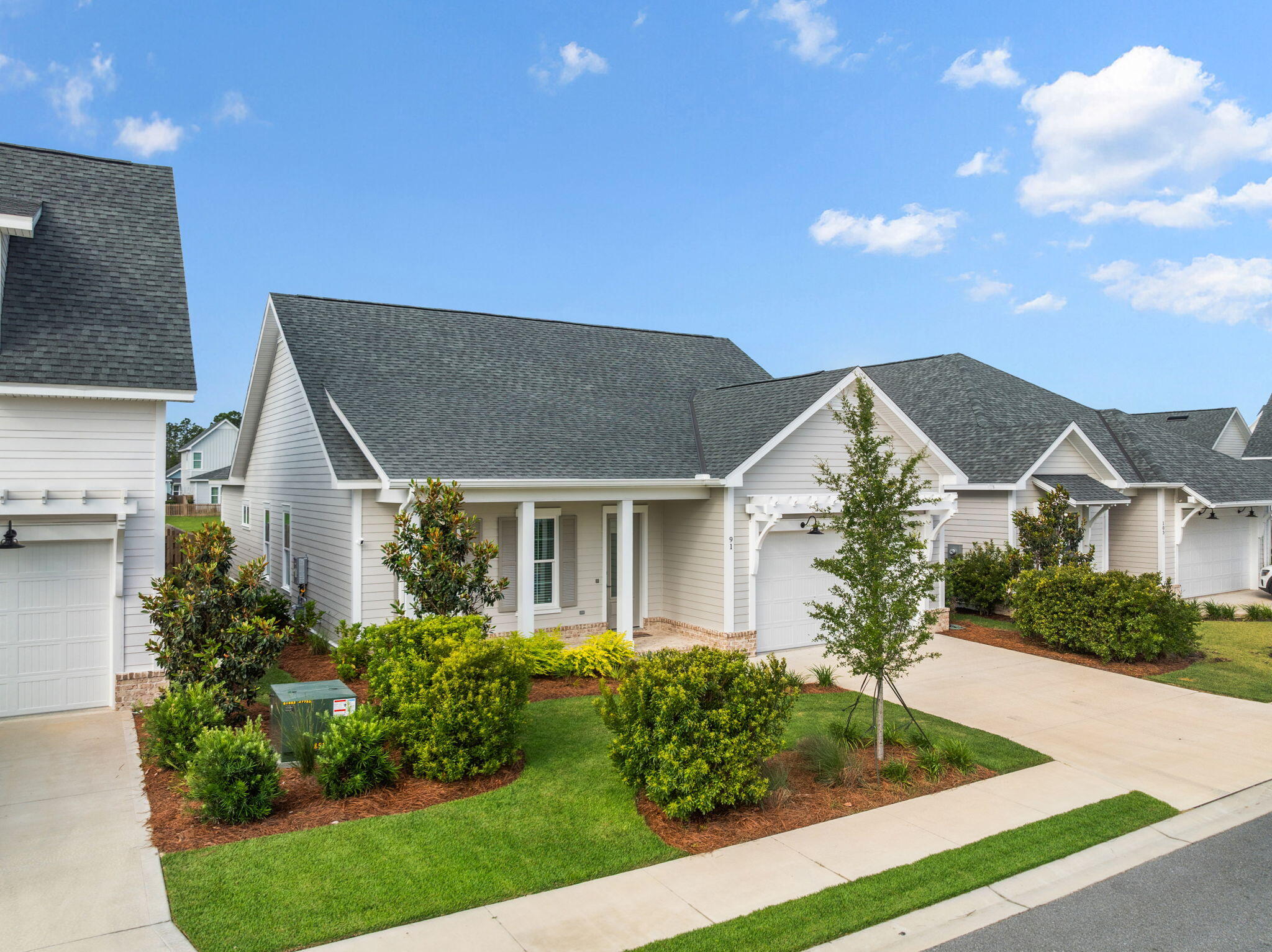 Experience refined coastal living in the thoughtfully designed Bella floor plan located in Watersound Origins. With tasteful upgrades and an serene location backing up to the lake, this single-level retreat is primely positioned nestled in the desirable Longleaf Park neighborhood within the Watersound Origins community. Boasting 3 spacious bedrooms, 2 elegant bathrooms, and a 2-car garage, this open-concept home blends timeless design with upscale finishes to create a home that is as functional as it is beautiful.From the moment you walk in, you're greeted with 10-foot ceilings and 8-foot raised panel doors, all accentuated by luxury vinyl plank flooring that flows throughout the home. The gourmet kitchen is a true centerpiece of this home, featuring sleek quartz countertops, stainless steel Bosch appliances, and an upgraded gas package that includes a dual fuel range, an exhaust vent hood, and tankless water heater. The extended island offers additional storage with 12-inch cabinetry under the overhang and includes a built-in microwave drawer for added convenience. Tiled backsplash, under-cabinet lighting, and soft-close wood cabinetry complete the refined look and feel of this home's unique culinary space.
Every detail in the Bella plan has been curated with comfort and elegance in mind. From melamine closet shelving and custom cabinetry in the laundry room to crown molding, ceiling fans, and recessed lighting throughout, this stunning coastal ranch home delivers both delightful form and function. Each of the bathrooms feature tiled showers and stylish finishes, while the screened back porch with brick laid floors offers a peaceful retreat just off the living room. The backyard comes complete with an outdoor gas stub ready to fire up the grill for entertaining.
Longleaf Park is ideally located toward the front section of the Watersound Origins community, providing easy access to the ever popular Watersound Town Center. Here you'll find the area's largest Publix, a variety of restaurants, healthcare facilities, and other daily conveniences just moments from your front door.
Watersound Origins is one of South Walton's most desired communities, known for its exceptional amenities and natural beauty. Residents enjoy access to the Village Commons pool (seasonally heated for year round enjoyment), fitness center, multiple sports courts for tennis and pickleball, miles of serene nature trails, unlimited golf, and abundant green space for recreation and play.
Whether you're searching for a full-time residence or a luxurious second home, the Bella plan in Origins offers a perfect blend of coastal elegance, thoughtful design, and a vibrant community lifestyle. Don't miss this opportunity to live in one of South Walton's premier neighborhoods! Buyer to verify all dimensions. Home is currently occupied and will be available for showings starting June 2nd.