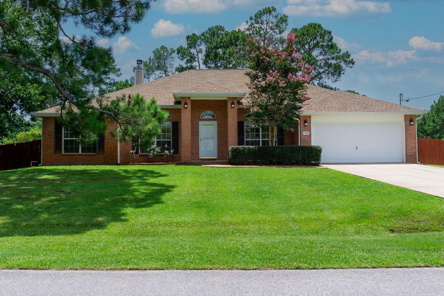 Looking for space, look no further. This spacious beautiful all brick home offers, 4 bedrooms, 3 baths with an office and formal dining area and a fireplace in the family room. The entire home has been freshly painted including the garage, carpet and tile have been cleaned for a move in ready home.This home is priced for someone who wants to put their own touches on their home, but the major items have been taken care of, new roof 2024, new HVAC, 2021 and hot water heater 2016. Enjoy the many amenities that Holley by the Sea offers from it's sound side playground with dock, pavilions, 2 swimming pools, one enclosed for year round swimming, exercise room with state of the are workout equipment, sauna, steam room, tennis and much more. 72 hour Kick out clause, will take backup offers.