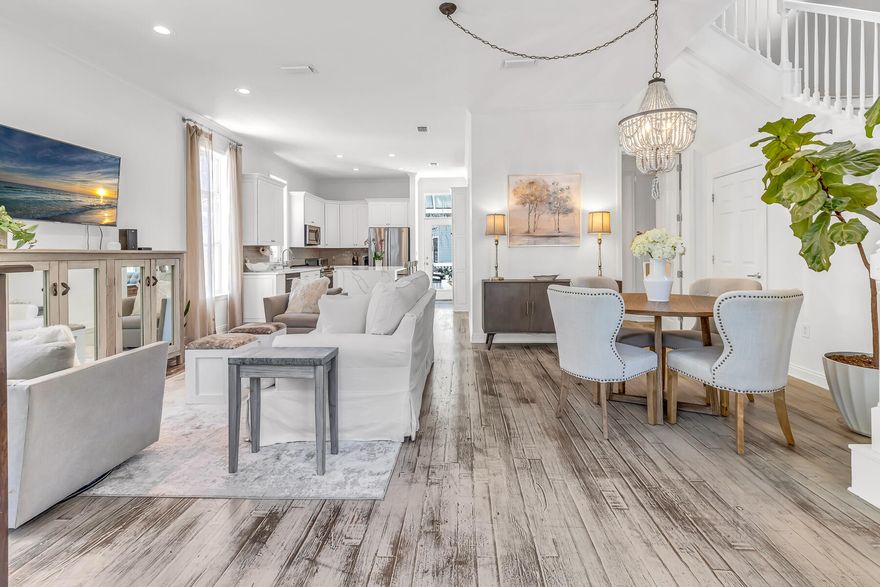 This is a spectacular turnkey opportunity! Positioned just one block from the deeded beach access in sought-after Blue Gulf Resort, this fully furnished four-bedroom, three-bath home offers the space, style and location ideal for a second home or short-term rental. Situated south of Highway 30A in Blue Mountain Beach, the home brings you as close as it gets to the gulf without sacrificing comfort or privacy. From the moment you arrive, the inviting screened front porch sets the tone -- a breezy space perfect for slow mornings and shaded afternoons. Step inside to a modern, coastal interior where updated kitchen and bathrooms reflect a clean, refreshed aesthetic. The layout is practical and generous, with room for groups and families to spread out comfortably. Upstairs, the large second-floor primary suite offers a peaceful retreat with a spacious walk-in closet and abundant natural light. Each of the four bedrooms is thoughtfully designed for comfort, whether you're hosting guests or planning to rent seasonally. Out back, a private deck provides the perfect setting to entertain or unwind after a day at the beach.  Ownership here includes exclusive access to a community pool and gym, offering even more ways to relax or stay active. With the beach just a short walk away and local shops and dining nearby, the home delivers on both lifestyle and location. Offered fully furnished and turnkey, this property is ready to enjoy from day one  whether you're looking for a serene escape or an income-producing asset on Florida's iconic 30A.