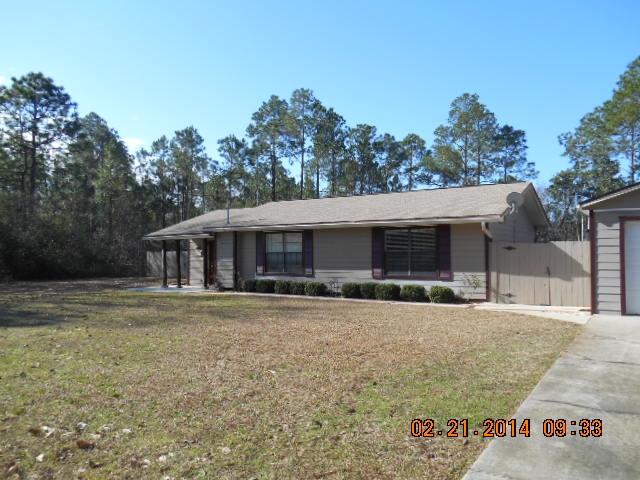 Cute 3 bedroom, 2 bath with a detached garage on 1.3 Acres. Remodeled with ceramic tile flooring, carpet and laminate. Home is electric except gas stove. A beautiful above ground pool (18x36) with walk around decking for your enjoyment. Fully fenced back yard, garage is insulated and has pull down stairs for storage, all on a quiet lot. You will love the privacy. No smoking allowed in house or garage. Small pet may be considered with non-refundable pet fee. Pool maintenance paid by owner. Owner is a licensed Real Estate Broker.