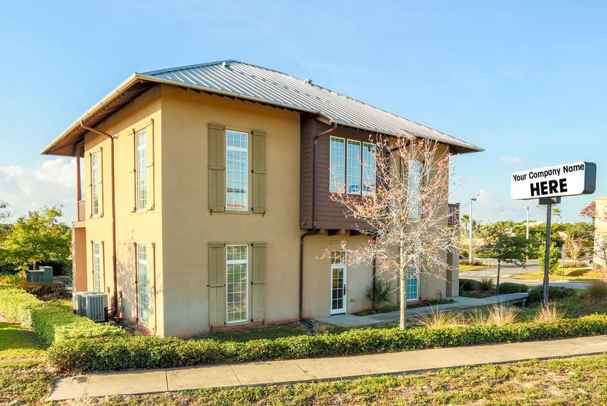 **SECOND FLOOR SUITE AVAILABLE** Superb freestanding building with significant visibility, located at a traffic light on Highway 98 in Destin, Florida! Solid block building enjoying a daily traffic count reaching 45,000+! The site also contains a highly visible sign fronting Hwy. 98. Tenant must verify specifications and information.