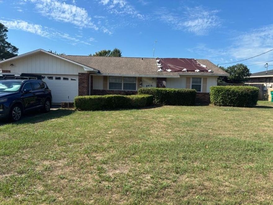 3BD/2BA home with 1,607 sq ft, fenced backyard, and in-ground pool (3-10 ft). Needs some updates--roof repairs, new appliances, pool liner, and cosmetic upgrades. Features new central A/C & heat, solid plumbing and electrical. Great potential!3BD/2BA home with 1,607 sq ft, fenced backyard, and in-ground pool (3-10 ft). Needs some updates--roof repairs, new appliances, pool liner, and cosmetic upgrades. Features new central A/C & heat, solid plumbing and electrical. Great potential!