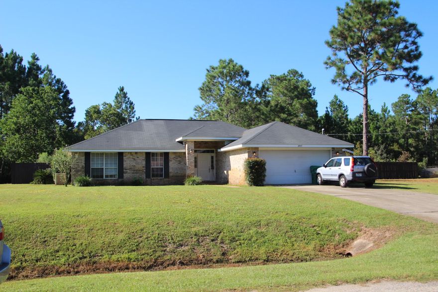 Welcome Home... Move in ready...Lovely brick home on large corner lot in highly sought after Holley By The Sea. Home features fire place, vaulted ceilings, breakfast bar, open floor plan with tile and bamboo flooring and lots of natural light. Fenced in back yard for outdoor entertaining and family fun. Office could easily be converted to 4th bedroom. Fence installed in 2012, Hot Water heater replaced in 2014. Termite Bond. Home ownership includes the use of the Holley By The Sea Recreation facility with spectacular amenities including activities for kids and adults such as pools, tennis courts exercise equipment, outdoor activities and much, much more. Perfect home for your family... close to military bases, airports, beaches, shopping, churches and great schools. Hurry this home won't last long...Come see today!!! Information deemed reliable, buyer to verify.  Outdoor building not included in square footage.