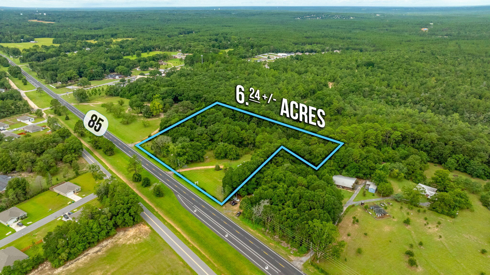 Great New Listing! This 6.24 acre parcel is located on Hwy 85 N and zoned MU. Currently it has a old home place and barn which is given no value, but an added value is it has power and water on the property! Many possibilities for this great property! Contact me for a showing. Also listed under commercial mls #955413.