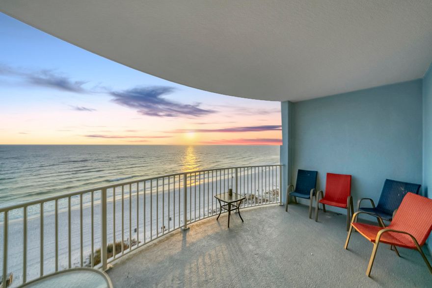 Amazing Twin Palms Condo has sweeping views of the Gulf of Mexico! This well appointed, one bedroom, two bath unit is being sold turn key, ready to go for the upcoming rental season. This 9th floor unit boasts tile floors throughout, full kitchen with breakfast bar, living/dining room combo, built in hallway bunks, and all the storage you need as well, including a large exterior owners closet. Twin Palms features gated parking and world class amenities! Gulf front pool, jacuzzi, sauna and steam rooms, BBQ, and the world's most beautiful sugar sand beaches! Call for more details!