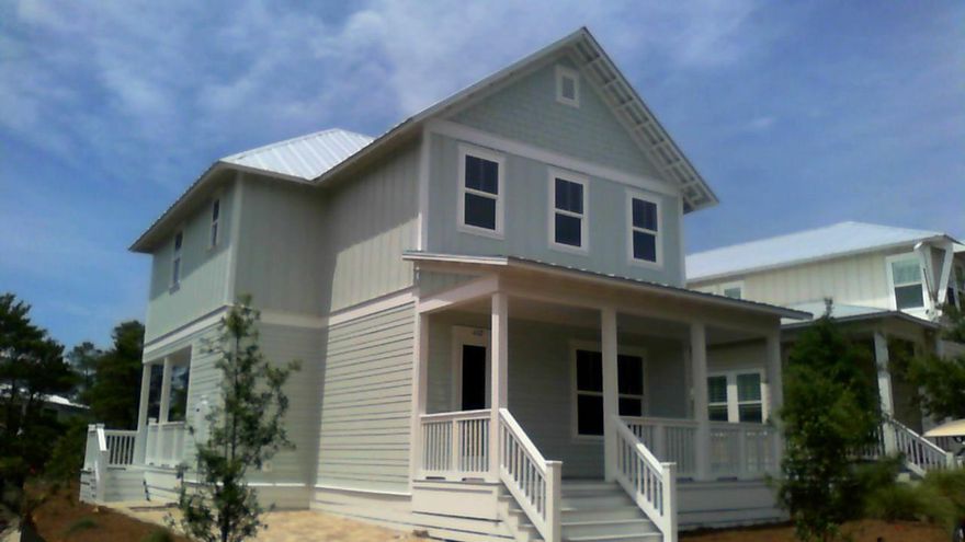 THIS BEAUTIFUL BEACH STYLE HOME UNDER CONSTRUCTION is just a SHORT WALK to the MAGNIFICENT WHITE BEACH SANDS and EMERALD GREEN WATERS. The Seagrove Plan, Home Site #115 has Granite countertops, Tile in bathrooms and Laundry, Hardwood on main level, stairs, landing area and master bedroom. Stainless Steel Appliances, 8 foot doors on first floor, nice open staircase with beautiful oak wood stained bannister and stairs. This Home also Features a possible 4th BDRM (Flex Room) and additional outdoor storage. Spacious front and back porch. Lot backs up to green space and within short walking distance to pool. Highland Parks amenities include resort style pool with waterfalls, hot tub, gas firepit, and an observation tower with expansive views of the Blue Mountain Beach area, Gulf of Mexico,