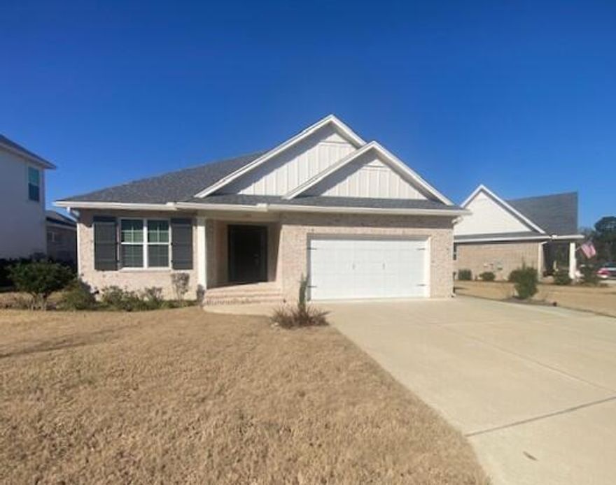 Newer 3/2.5 plus office Corsair floor plan built by a premier builder! Convenient to military bases, top rated schools and the beaches of Destin. Gorgeous interior features include an open concept floor plan, 8' doorways throughout, recessed lighting, Cat5E wiring throughout, wired for surround sound, LVP and tile flooring, no carpet, granite & quartz countertops, Legacy cabinetry w/soft hinges & drawers, stainless steel bosch appliances, under cabinet lighting,tankless gas hot water heater, and much more! Full landscaping and irrigation, along with upgraded screened porch, & upgraded patio. Buyer to verify all deemed important information.