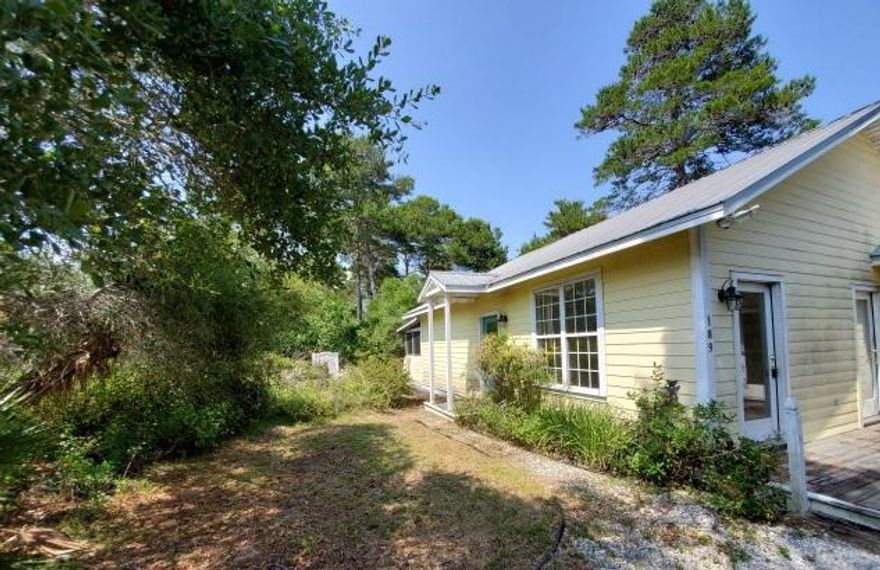 Real Estate Owned REO. Great location across from Draper Lake. Beaches of South Walton. No HOA fees and home is located in Flood Zone X no additional flood insurance should be required by a lender. This 2 bed and 2 bath is over 1,000 sq ft includes three large decks with a covered back screened porch. Call to take a look today at 189 Ash st today.