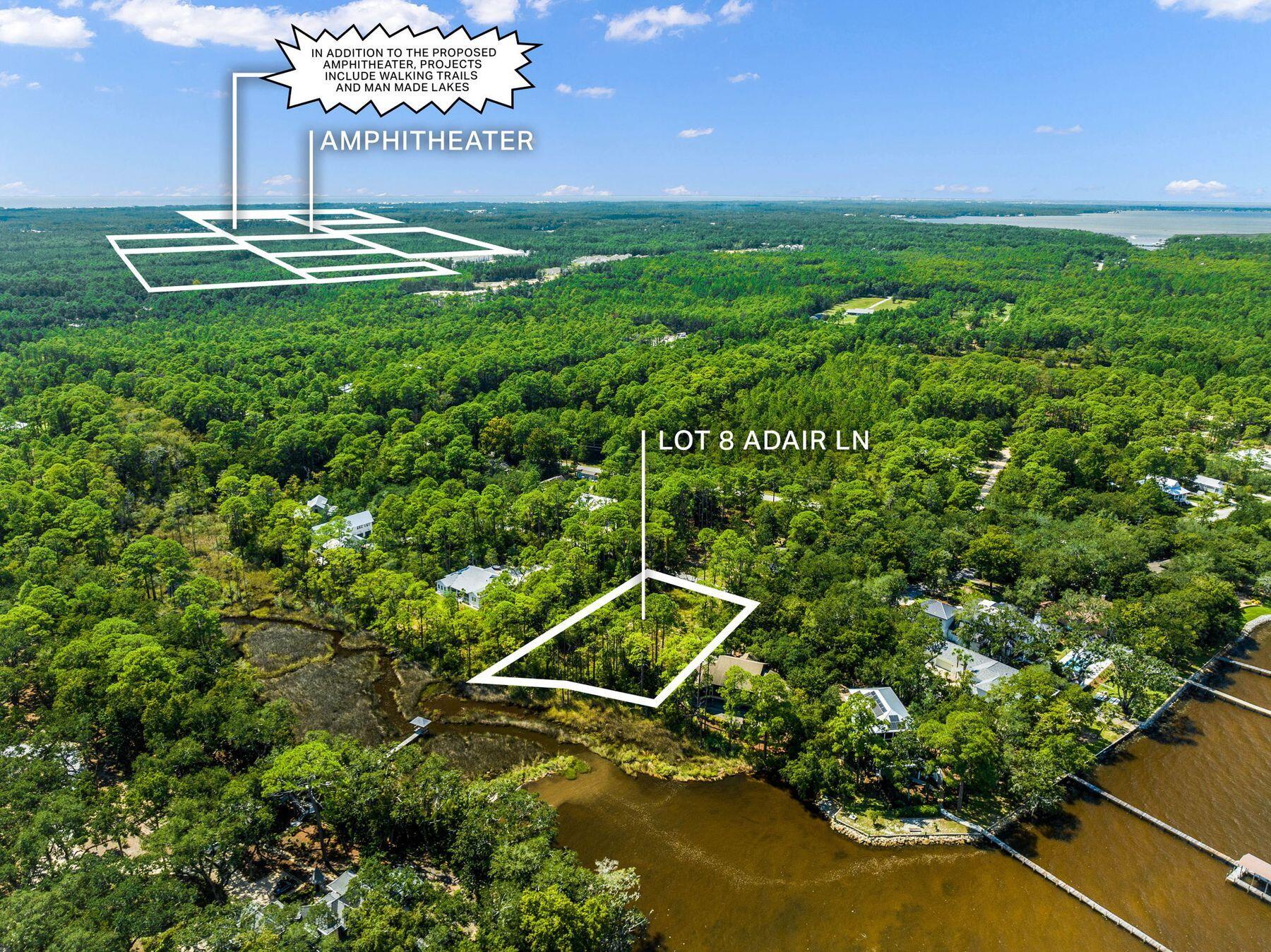 Rare opportunity to build your dream home in Eden Bay Estates. With approved plans from Walton County already in place--or the flexibility to bring your own--you can create the perfect home tailored to your vision. This prime, level lot, just under an acre, offers direct access to Choctawhatchee Bay, where you can enjoy stunning sunrises and serene water views. Positioned at the entrance of the bayou, this property provides breathtaking scenery and natural protection from storms, ensuring peace of mind for future homeowners. The lot is primed for a custom dock, offering flexibility in design to suit your lifestyle. The sale includes beautifully designed home plans featuring four spacious bedrooms, including a convenient downstairs master suite, as well as a separate recreation room  perfect for creating a personal retreat. Eden Bay Estates is renowned for its privacy and natural beauty, embodying the quintessential Santa Rosa Beach charm that many are drawn to. As north Santa Rosa Beach continues to grow, exciting developments such as expanded schools, new community attractions, nearby beaches, nature preserve with miles of walking and biking trails and even plans for an amphitheater are on the horizon, enhancing the area's appeal. This property presents a fantastic opportunity for full-time residents or those seeking a second home in a coveted location. 