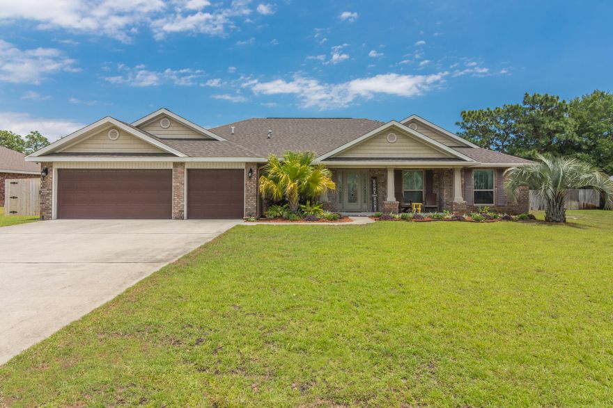 Blessed with everything! Your time to relax and enjoy super spacious brick home, inviting pool and hot tub with room for your friends and family in the well appointed pool house! Here is a taste of the high quality features you deserve! Professionally installed landscape lights (2019), palm trees, fire pit/horseshoe pit, Family sized 17x35 pool with hot tub and natural gas heater (2016), Outside speakers for pool, Brand new 7x7 storage shed, Natural gas hook up for grill, Security cameras 360 degree coverage. Ring internet/smart phone remotely controlled doorbell camera., Keypad door locks, Never run out of hot water with the Tankless gas water heater(2019), Mother-in-law suit/pool house with walk-in closet, full bath, kitchen (wired 220), stained concrete floors, own gas water heater.