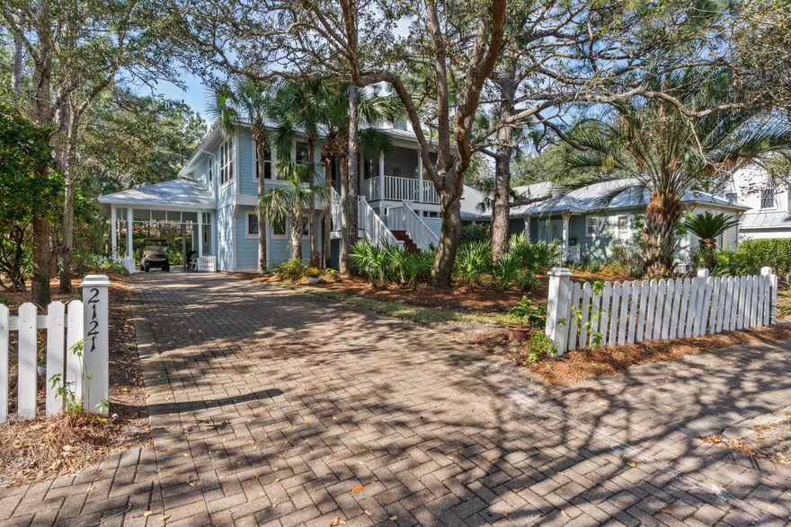 A remarkable opportunity to purchase a HUFF built  home in the charming community of Olde Towne within Sandestin  Resort! We are excited to offer a versatile and flexible floor plan priced to make it your own! Currently, the home boasts two living areas (one on each floor), three bedrooms ,three full bathrooms and a new metal roof and hot water heater!. Enjoy the privacy of the top floor large screened in porch set among mature beautiful trees.  A large storage area is located below the porch can house bicycles and beach equipment. The backyard is generous and could accommodate a pool, carriage house, and/or an artists studio. The carport could be enclosed to create a garage if desired.  Crystal Lake residents are permanent or second homeowners-no short term rentals are permitted Sandestin Golf and Beach Resort features more than seven miles of beaches and pristine bay front, four championship golf courses, 15 world-class tennis courts, a 226-slip marina, a fitness center, spa and celebrity chef dining. Shop, dine and play at the charming pedestrian village, The Village of Baytowne Wharf and more. Inside the gates of the resort, residents enjoy a balanced lifestyle of high-class living, spanning the 2,400 acres from the beach to the bay. Everything within the gates of the resort is accessible by golf cart or bicycle. The entire resort is interconnected by miles of pedestrian, bike and golf cart paths that weave through groves of live oaks, meandering past natural lagoons, fountains, man-made lakes, and meticulously landscaped fairways.