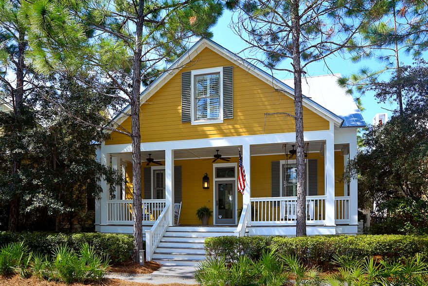 Welcome to this pristine home in Watercolor with more than your buyers will ever expect at this price point! First floor master, second floor king room with adjacent wet bar, fully furnished with NO exclusions, four bedrooms and 3 1/2 baths PLUS a twin room easily converted to two sets of bunks. Located on a pocket park for the kids to play and two blocks from Camp Watercolor which will be turned into a luxurious oasis shortly. And best of all - one of the BEST POOLS in Watercolor at any price! Finished off with a huge travertine pool deck, fireplace and lounge area large enough for everyone to enjoy. $120,000 in rental projections (see attached). As always, buyers to verify all dimensions. Buyer to pay .05 of purchase price to St. Joe Comm. Fund. Note - A special assessment has been approved by the membership to expand existing amenities. The assessment is for $14,500,000. The assessment will begin on January 1, 2017 in the amount of $330.00 per quarter for a period of 13 years. There will be a prepayment period expiring on December 31, 2016. The total prepayment will be $13,750.