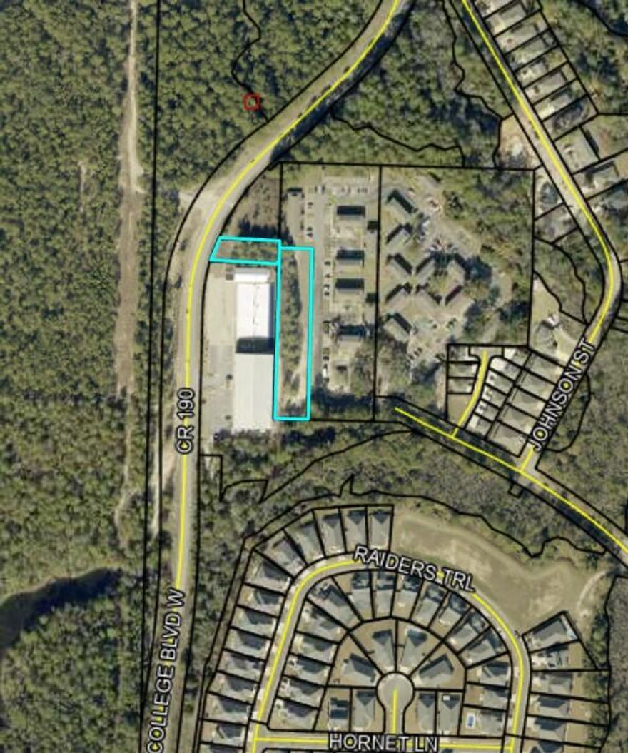 There are two parcels being sold together...one parcel fronts W College Blvd and is zoned commercial .23 Acres the adjoining back parcel is .91 acres and is zoned residential....these parcels will not be split up.