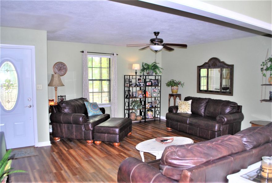 Ready for country living?  Need room to roam?  Check out this little slice of paradise with a NEW ROOF & A POOL!  The large outdoor space has plenty of room swimming, sunning, eating, or just enjoying time with family & friends.  The master bedroom features a fireplace to keep you warm in the winter & a door that leads out to the pool area to keep you cool in the summer as well as custom shelving in the master closet.  The additional bedrooms are spacious and one has a built in desk area.  If you've ever wanted horses or goats there's a shed out back with stalls and an enclosed pasture for the animals. Buyer to verify information deemed important. Call today to schedule your showing!