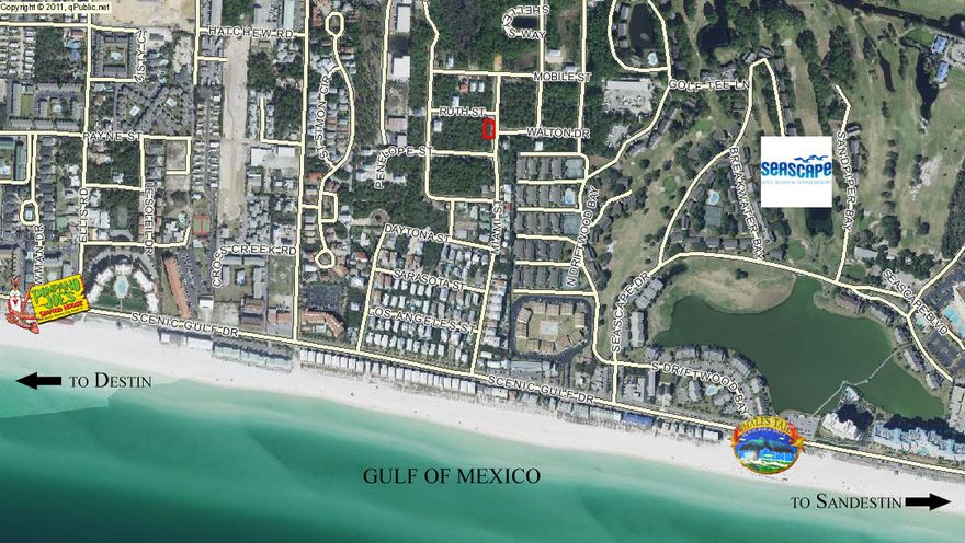 Great corner lot in Frangista Beach. Located within a gated community with access to club house and pool, and just a short walk to the beach. Build your income-producing vacation home on this lot or purchase adjacent lot MLS#764348 to build a spectacular home with tons of potential. Enjoy all the amenities this coveted community has to offer. Close to dining, shopping, and water activities. Buyer is responsible for verifying all dimensions, measurements, setbacks, utilities, and environmental assessments/restrictions.