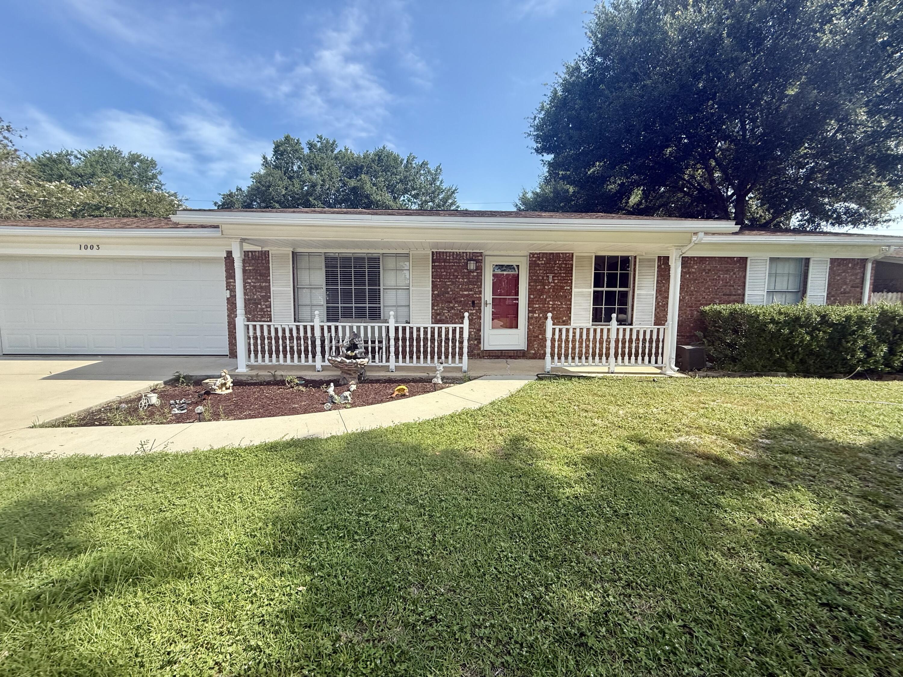 Welcome to this charming single-family home offering 3 spacious bedrooms, 2 full baths and 2-car garage in the heart of Niceville. Enjoy a bright and versatile bonus room--ideal for a home office, playroom, fitness space, or guest area. Thoughtfully laid out, this home offers both everyday comfort and space to entertain The kitchen boasts two pantries for extra storage, and the home features a new Hvac System (less than a year old). Enjoy the fresh, clean feel of new interior paint throughout. Step outside to a large backyard--big enough to add a pool--and take advantage of the oversized shed for all your storage needs. Best of all, no HOA fees!