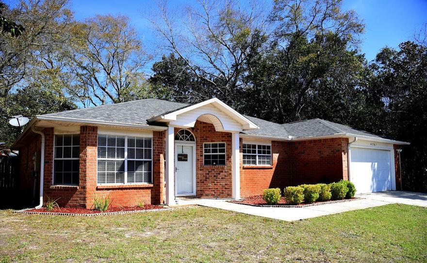 WELCOME HOME! Wonderful well maintained home in a great neighborhood! This all brick 3-bedroom, 2-bath home features an open, split bedroom floor plan with large eat-in kitchen with newer stainless steel refrigerator, separate dining room (currently used as a playroom), living room with gas fireplace, recently remodeled master shower, and spacious, fenced-in back yard. Laminate flooring throughout except in bedrooms. New roof and new gas hot water heater in 2013. Call for your appointment today!