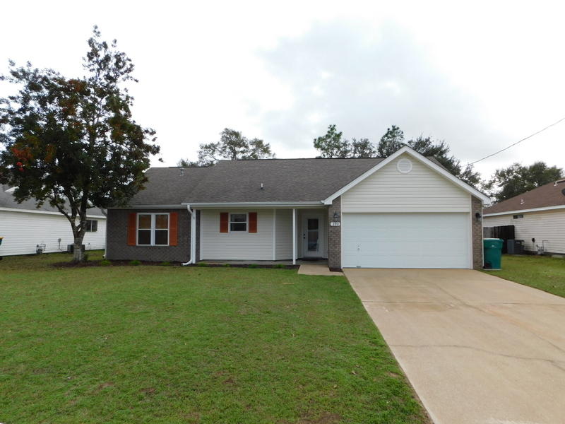 Beautifully remodeled and updated home on the south side of Crestview. Spectacular kitchen with Maple cabinetry and granite counter tops. This Beauty comes with upgrades throughout and fresh nuetral colors, tiled floors, vaulted ceilings, walk in kitchen pantry. Outside you have over 1/2 acre of land and access to the rear yard from Airmen's Memorial road. This way you are welcome to bring your Boat, RV, Trailers etc. There is plenty of room to park and no restrictions or HOA . This property is located in the county for lower county property taxes and also is hooked up to the public sewer service. With all the wonderful upgrades and a large , level lot, this home is a rare find and just waiting for a new owner. A quick closing and possession is also available. Newer roof and HVAC system