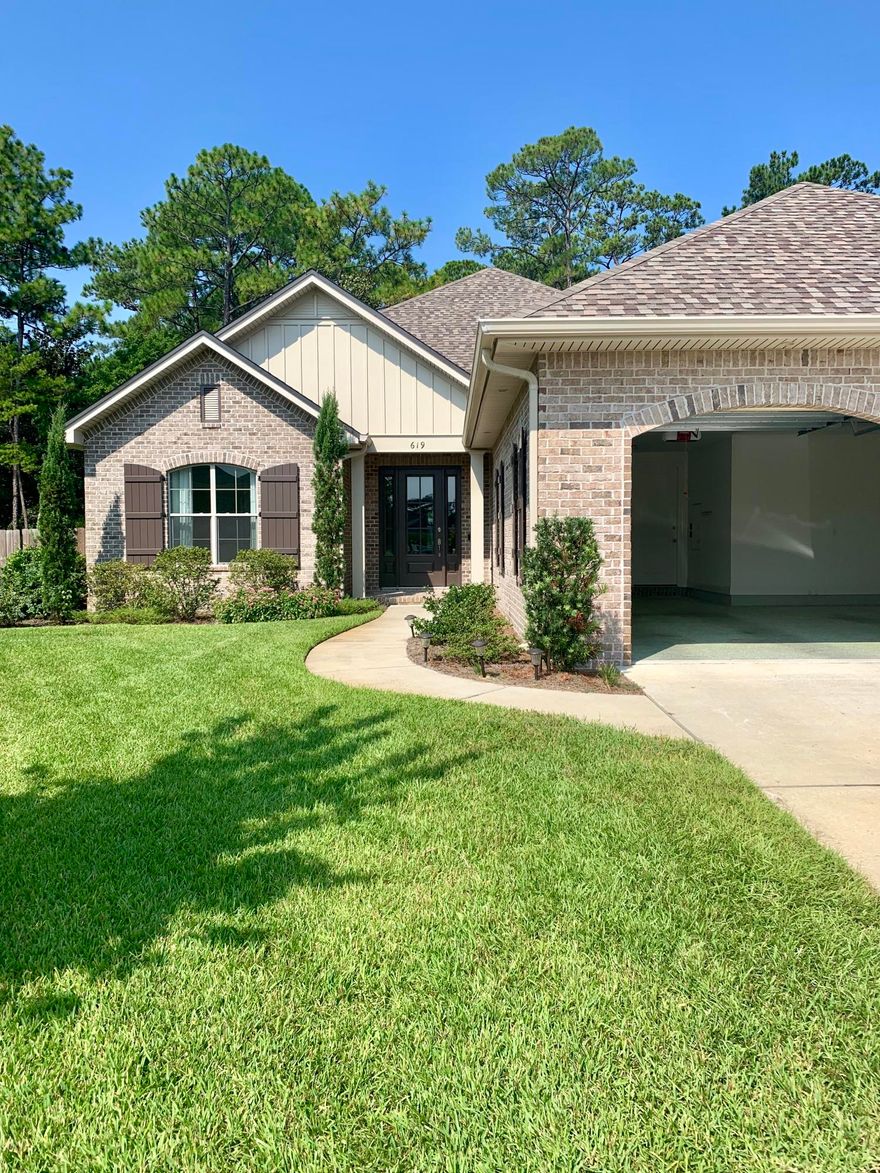 Third phase of Magnolia Woods, NOW AVAILABLE! Built by a premier builder in our area, just minutes from Eglin AFB, top rated schools and the beaches of Destin. Extras in this home include sitting room/den/office in addition to the 4 beds. Gorgeous interior features include an open concept floor plan, 8' doorways throughout, wood and tile flooring, granite countertops, Legacy cabinetry with soft hinges and drawers, stainless steel appliances and much more! Full landscaping and irrigation, along with screened porch. Call or text today for more information!