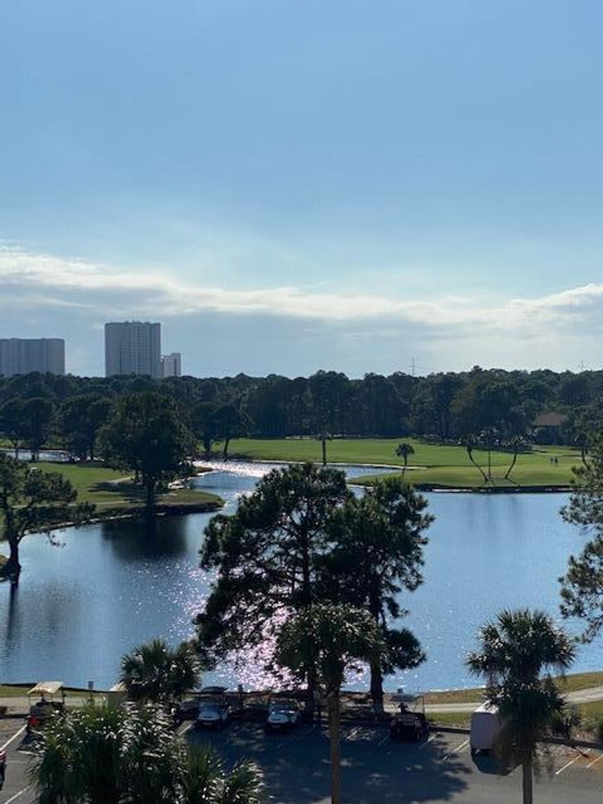 RARE & UNIQUE ... SIXTH FLOOR, END UNIT with spectacular Sandestin Resort views! Entirely renovated & upgraded with oversized white ceramic tile floors, tastefully decorated & accessorized, a walk-in shower with beautifully tiled walls, 36'' bathroom vanity height, smooth ceilings & walls, freshly painted throughout, granite in both the bathroom & kitchenette, custom cabinetry and black out drapes. Enjoy the beautiful Bayfront Pool! Bayside is conveniently located near the Linkside Conference Center, Sunset Bay Cafe, Sandestin Fitness Center, Salon & Day Spa and Links Golf Course. Onsite tram to Beach and the Village of Baytowne Wharf. All utilities paid through the quarterly Association fee.