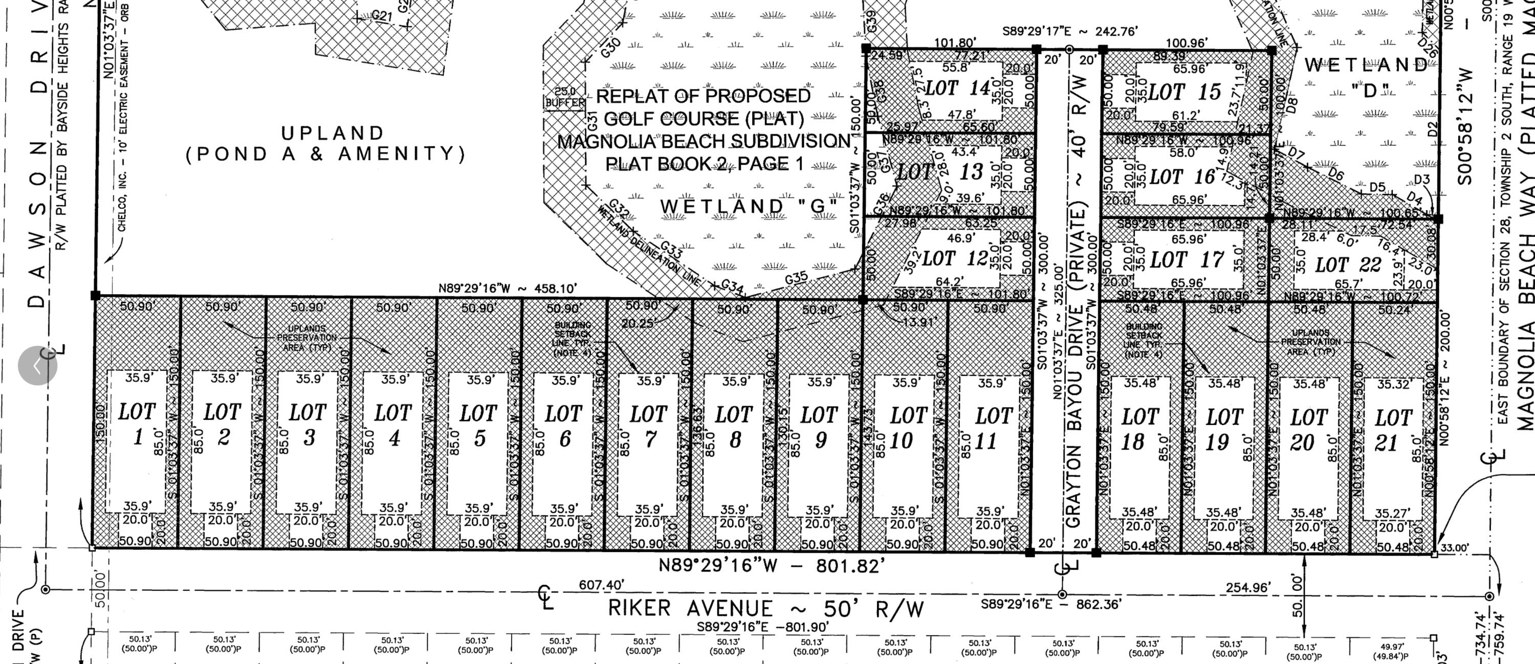 GRAYTON BAYOU - Land