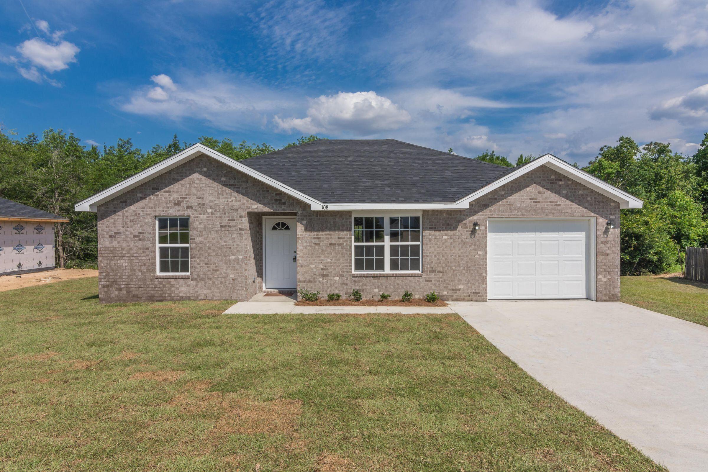 LOCATION LOCATION LOCATION!!! Brand new construction 3 bedroom 2 bath, vinyl siding with with tile in the kitchen and baths and carpet in the bedrooms and living room. An affordable home you can be proud of that sits south of I-10 letting you avoid the Crestview traffic snarls. Approximately 10 minutes to 7th Special Forces & Duke Field and 15 mts to Eglin AFB. Within the vicinity of Antioch Elementary School, Grocery stores, & restaurants.