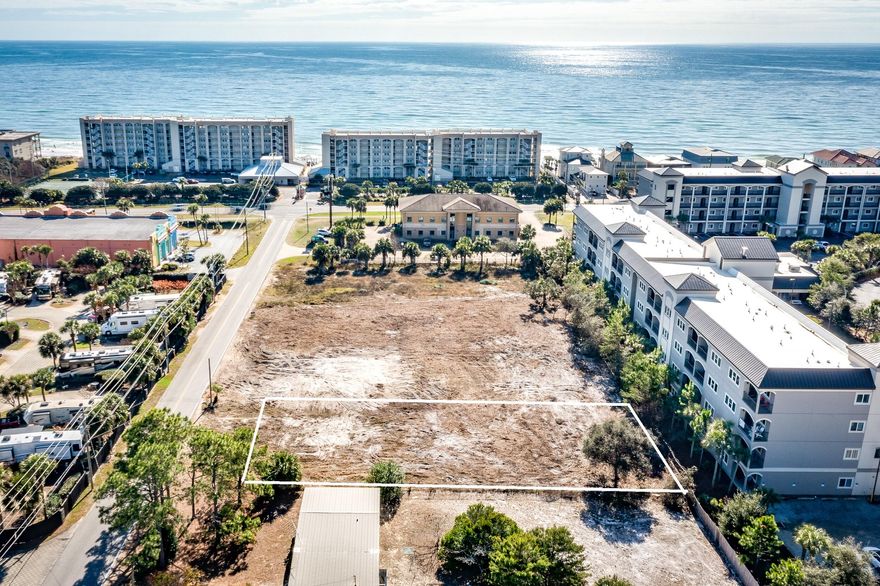 This is a large 75X175 vacant parcel located in Miramar Beach only 360 feet to the Gulf of Mexico. Beach access is on the west side of Beach House Condos. The property is zoned Coastal Center, Flood Zone X. . Perfect opportunity to build your permanent residence or vacation home. A perfect location near restaurants, shopping, & the pedestrian path that runs the entire length of Scenic Hwy 98. No HOA, No build out time.