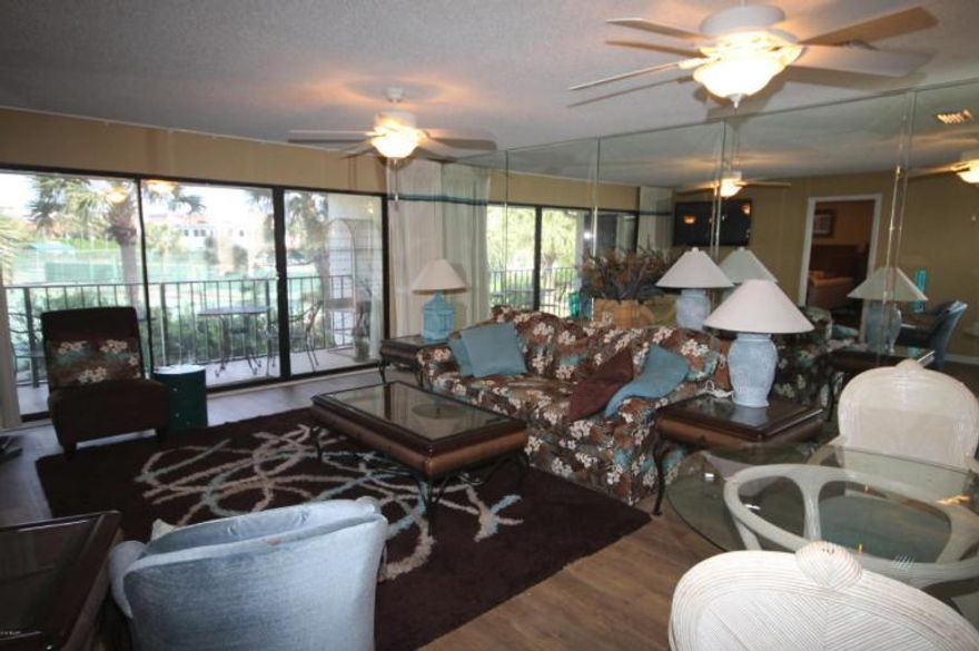 Don't miss this opportunity to own a River Oaks Tennis Villa at the beautiful Edgewater Resort! Extra spacious because it's an end unit with extra square footage and window. Close to the sports amenities! Located at Edgewater Beach and Golf Resort, a premier full service resort offering amenities like no other. Relax by the beach-side lagoon pool, hut tubs or heated pools. Gulf-front restaurants from casual dining at Oceans's Bar and Grill to a quick bite or treat at Paradise Pizza, Starbucks, or Edgie's Corner Market. Pamper yourself at the Spa or Beauty Salon. Play unlimited tennis, golf, basketball or shuffleboard. All information is believed to be correct but should be verified by the Buyer.