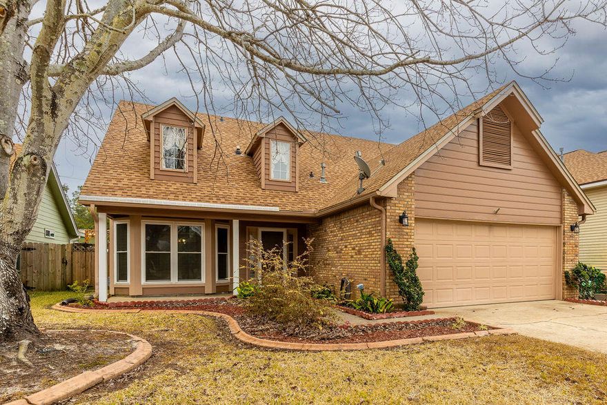 This is a great home with so much potential.  The master bedroom and bath is on the main floor and the other three bedrooms and loft are upstairs. Three of the four bedrooms have walk-in closets. Enjoy evenings in the cozy living room with the fireplace ablaze.  The screened in back porch is ideal for taking in the beautiful Florida weather without the bugs. The kitchen is large with many cabinets.  Dine in the kitchen or formal dining room.This is a great home at a fantastic price!Roof 2020, impact grade windows on 1st floor 2020, Rheem HWH 2017, HVAC 2012.  Add all your finishing touches to make the home your own.