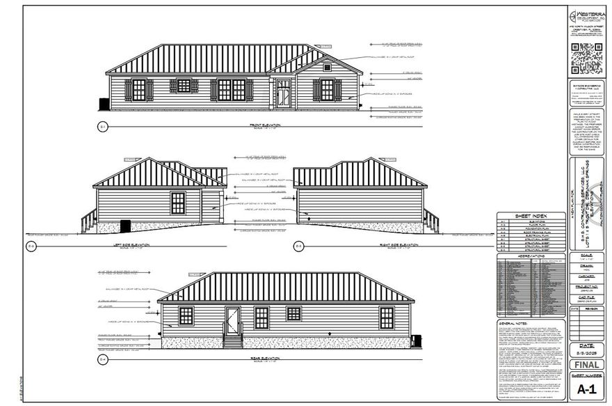Bring in the New Year with a New 3 bed 2 full bath home In DeFuniak Springs. Under Construction with a completion date of January 1, 2026. While you are bringing in the new year with a bang, here is another reason to celebrate  **** Our preferred lender is offering a lender credit towards permanent interest rate buydown for qualified buyer. *** This 3 bed 2 bath S H S Contracting home sits on a .72 acre corner lot boasting a 6x6 deck off the back entry surrounded by serene trees ideal for relaxing mornings or quiet evenings. The spacious primary suite includes a master bath featuring a double vanity, stand alone shower, 6.4x8.6 walk-in closet. This property offers a unique opportunity to live in a nature setting without sacrificing space or comfort. This area is on the rise with   major job growth from developments like the Amazon Distribution Facility and the Shoal River Ranch Aerospace Manufacturing  Project creating opportunity and boosting local value. Enjoy country living while staying connected just a short drive to Crestview, Fort Walton Beach, Destin, and surrounding areas via Hwy 90 and nearby interstate access. Don't miss this opportunity to own a new construction home by SHS Contracting in a prime, up-and-coming area. 