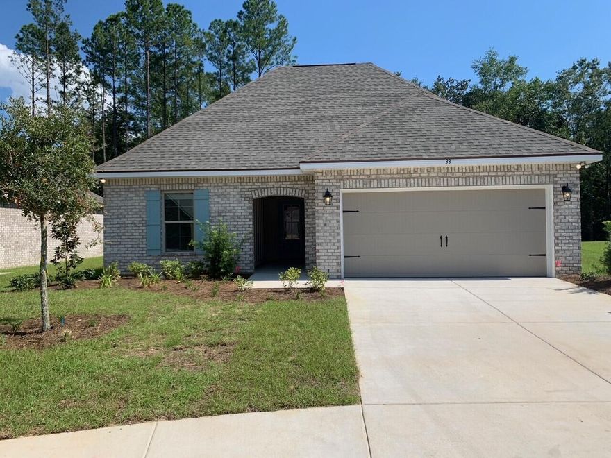 The NOLANA III H in Bliss at Hammock Bay community offers a 3 bedroom, 2 full bathroom, open design.  Upgrades added (list attached).  
Features:  double vanity, garden tub, separate custom tiled shower with frameless door, and walk-in closet in the master suite, covered patio, recessed lighting, undermount sinks, framed mirrors, smoke/carbon monoxide detectors, landscaping package, architectural 30-year shingles, flood lights, and more!
Energy Efficient Features: water heater, kitchen appliance package, vinyl low E windows, and more!