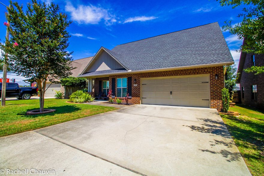 Back on Market at no fault of seller! If you are looking for that move in ready home in pristine condition, then here it is! This wonderful home offers an ideal location in a quiet, waterfront neighborhood with dedicated access to grassy common area with picnic tables and private pier on Santa Rosa Sound. This low-maintenance home boasts an all brick exterior with vinyl clad windows with ''Low E'' Energy Efficient Glass, Fabric Shield Storm Protection for downstairs windows and impact resistance glass upstairs. Entering the home, you will appreciate the open flow to the spacious family room, dining area, and kitchen. The kitchen boasts an island that also doubles as a breakfast bar, stainless steel appliances, smooth surface self-cleaning stove, built-in microwave and dishwasher.