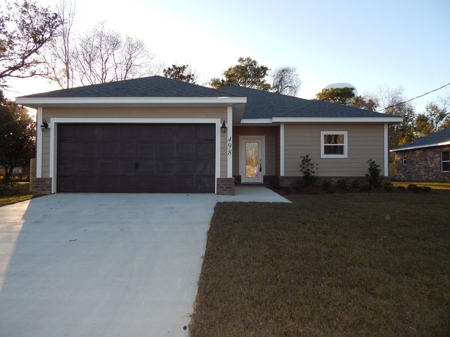 Builder pays MOST CLOSING COSTS on this home with a full price offer! (Ask for details.) SAVE MORE BY BUYING NEW! LOWER INSURANCE AND LOWER UTILITY BILLS! Will be Completed by 1 Feb 2017! Be the FIRST to Live in this Beautiful 3/2/2 Three Sides Brick and Hardie Board CRAFTSMAN STYLE Home with Upgrades Galore! 9ft Ceilings! Gorgeous Tile throughout the entire Living Area, Kitchen, Hallway, Laundry Room and Baths! Carpet in the bedrooms. The Kitchen has abundant Granite Countertops, A Breakfast Bar, Wood Cabinets, Stainless Appliances (including a side-by-side Refrigerator!) and a pantry. Covered Lanai! Sprinkler System and Lawn Pump included! See features List in Photos.