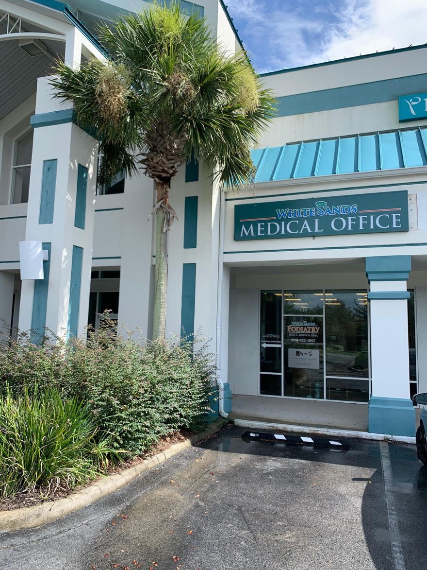 In the Heart of Destin! This timeshare comprises full use for one day of each week in the month. For example, if the lease is for Mondays, then the lessee gets full use of the space for every Monday in the month. The medical suite is comprised of 2400 Sq Ft of Space, 6 Large Exams Rooms, 5 with sinks, 2 Physician Offices, and a Large Business office / Reception Area. There is top quality antique waiting room furniture and custom art by local artists! Employee parking is available in rear with a rear entrance. There is a break room with amenities/table/chairs/music. All of the exam chairs are fully motorized for any exam, and products and services such as Shred-It, copier paper, paper products, and Wi-Fi included! Dedicated storage is available as well for ease of transition. Lease price is per day for the month (ex: $1500 for every Monday of the month). Options to have multiple days, weekends, or half-days.