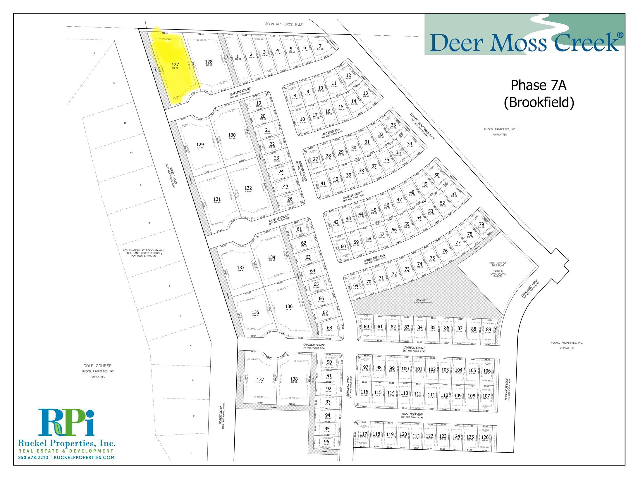 Deer Moss Creek - Land