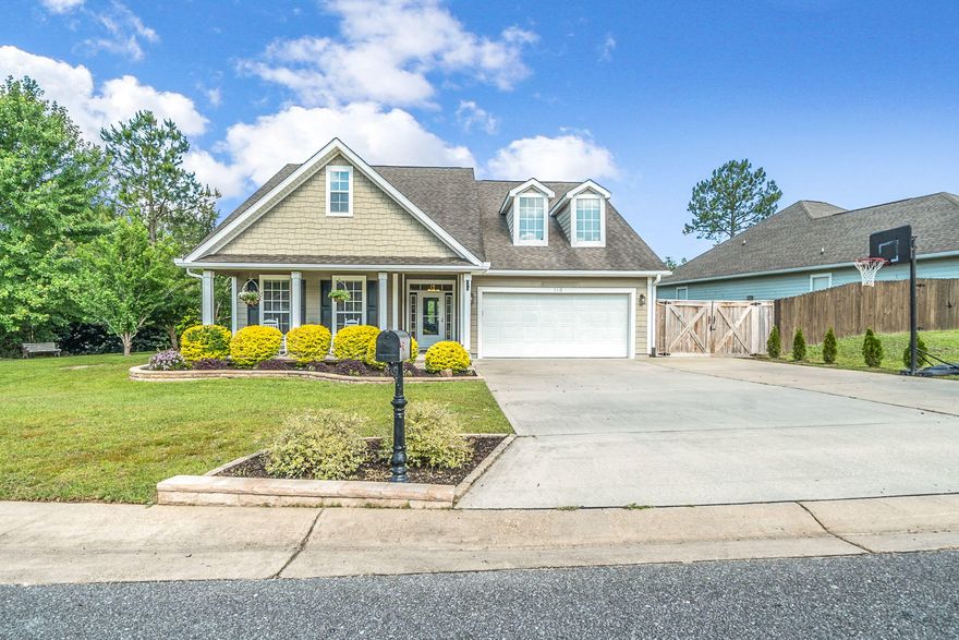 This stunning home in the established community of Rolling Ridge will be sure to impress you. From the perfect landscaping on the largest lot in the neighborhood to the custom finishes throughout. 3 bedrooms, 2 bathrooms. Inside the home boasts a NEST thermostat, lighting under kitchen cabinets, shiplapped laundry room, custom master closet with floating shelves, updated stainless steel refrigerator, tile flooring in main living areas. Huge garden tub with a separate shower in the master bathroom. The garage has built in cabinets and epoxied flooring, 2018 ''quiet'' garage door opener with WIFI. Extended driveway with immaculate yard and garden. Shed AS IS